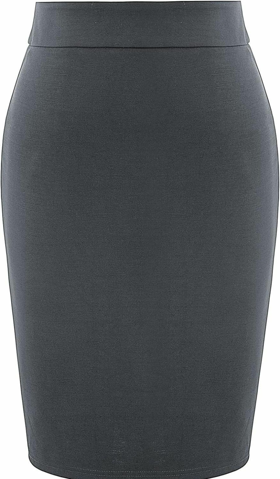 Online Hanna Nikole Hanna Nikole Women'S Plus Size Stretch Back Slit Slim Fit Office Pencil Skirt