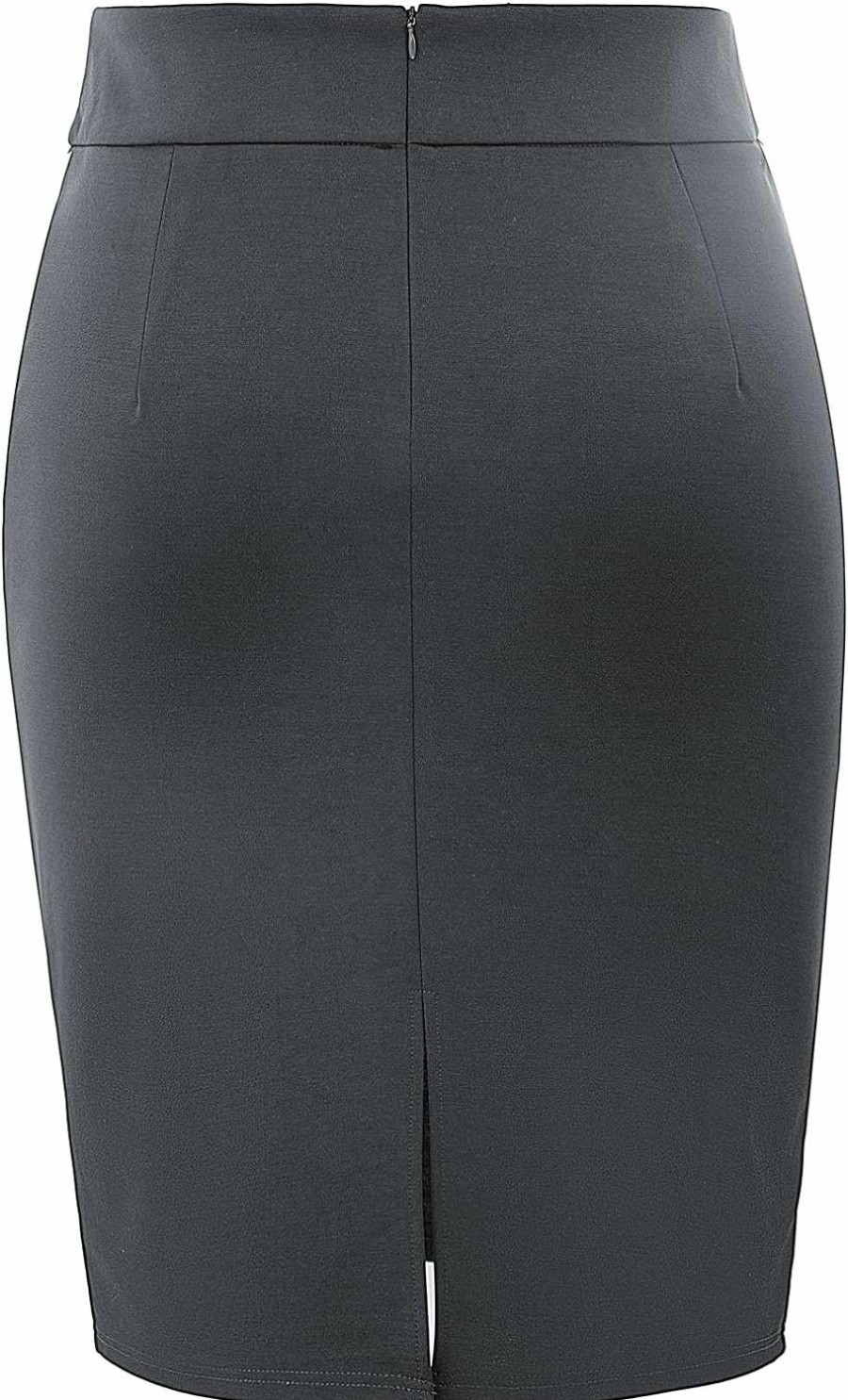 Online Hanna Nikole Hanna Nikole Women'S Plus Size Stretch Back Slit Slim Fit Office Pencil Skirt