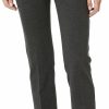 Clearance NYDJ Nydj Women'S Petite Ponte Trouser Pant, Charcoal Heather, 10P