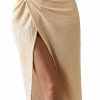 Wholesale SHENHE Shenhe Women'S 2 Piece Outfits Strapless Crop Tube Top And Twist High Slit Midi Skirt Sexy Set