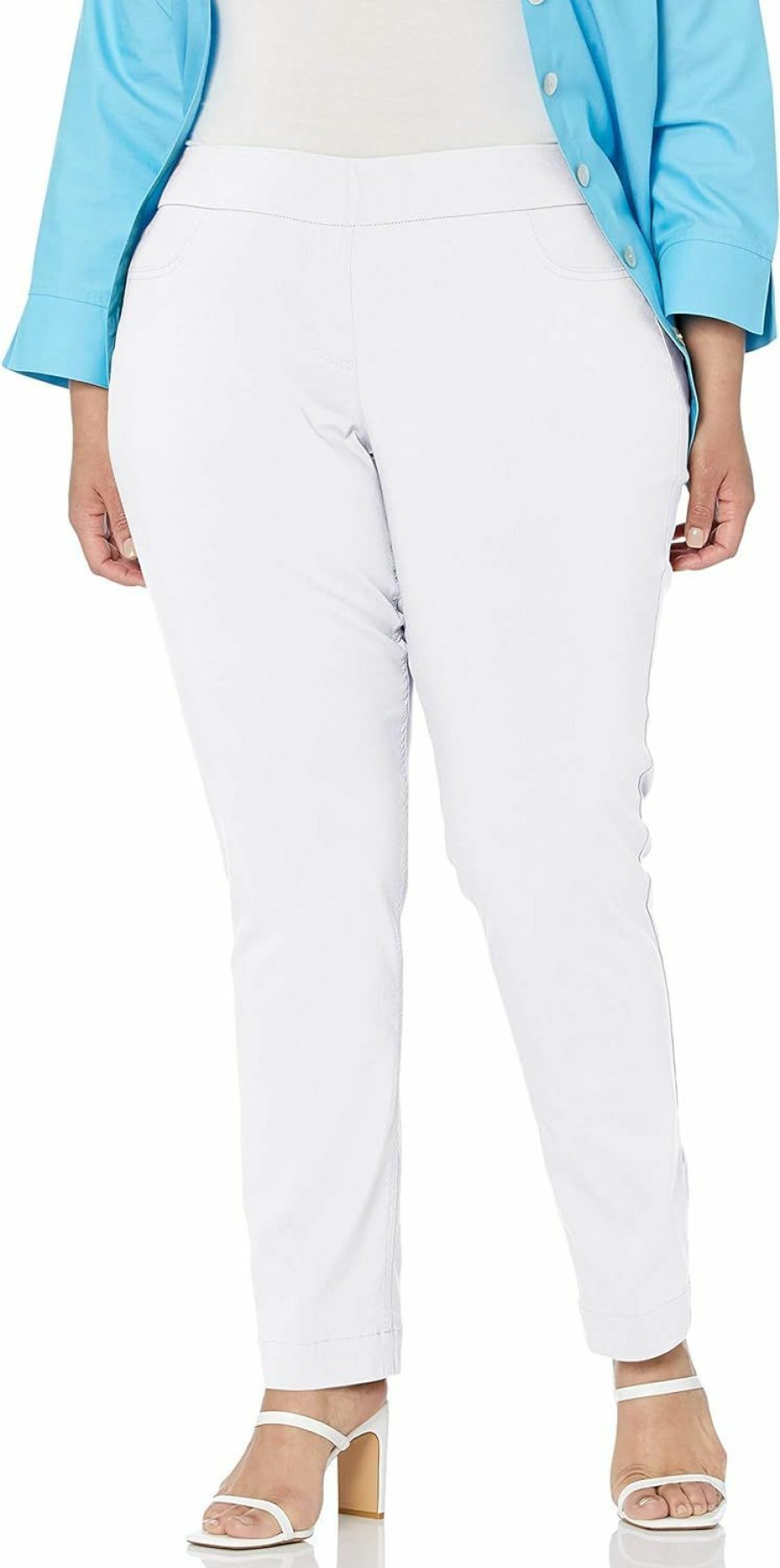 Wholesale SLIM-SATION Slim-Sation Women'S Plus-Size Pull-On Straight-Leg Pant