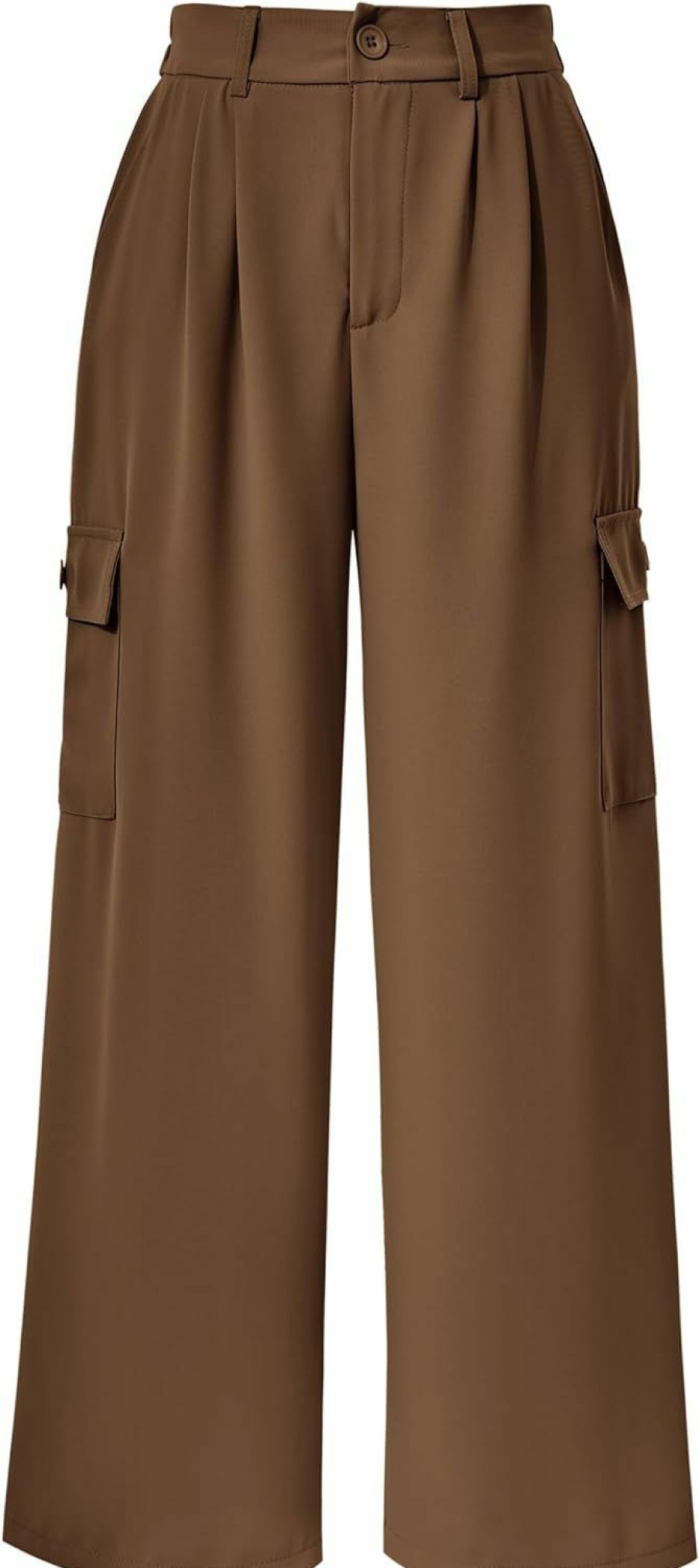 Online PRETTYGARDEN Prettygarden Women'S Wide Leg Cargo Pants High Waist Business Casual Trousers Pant With Pockets