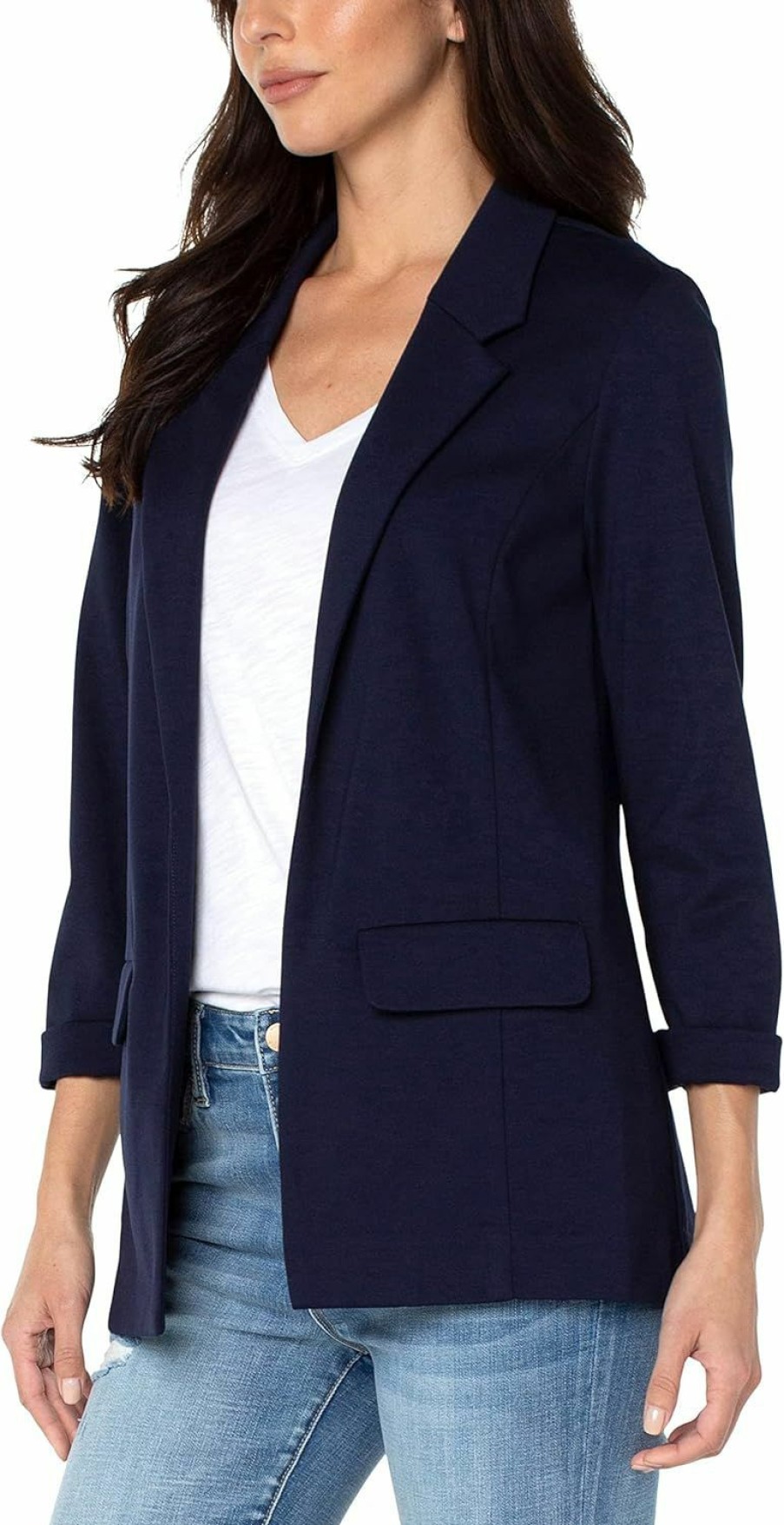 Wholesale Liverpool Liverpool Women'S Boyfriend Blazer With Princess Darts