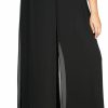 Best Alex Evenings Alex Evenings Women'S Full Length Wide Leg Dress Pant Size And Plus Petite