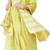 New Bani Women Pure Cotton Kurta Set With Pant & Dupatta, Ethnic Traditional Suit Set, 3/4 Sleeves, Ready To Wear