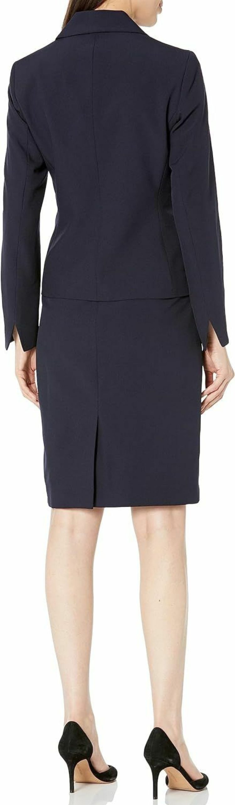 New Le Suit Women'S 3 Btn Notch Collar Jackt/Skirt