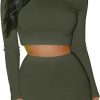 New GOBLES Gobles Women'S 2 Piece Skirt Sets Long Sleeve Bodycon Elegant Dress Outfits