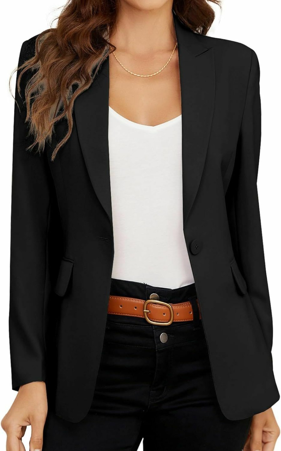 Wholesale SIOKUY Blazer Jackets For Women: Classic Black Blazer Women, Timeless Women'S Blazer - Perfect For Any Occasion