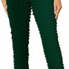 Clearance FlatterMe Flatterme Women Sxy Textured Straight Leg Solid Pants