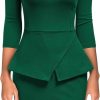 New Miusol Miusol Women'S V-Neck Ruffle Style Cocktail Party Pencil Dress