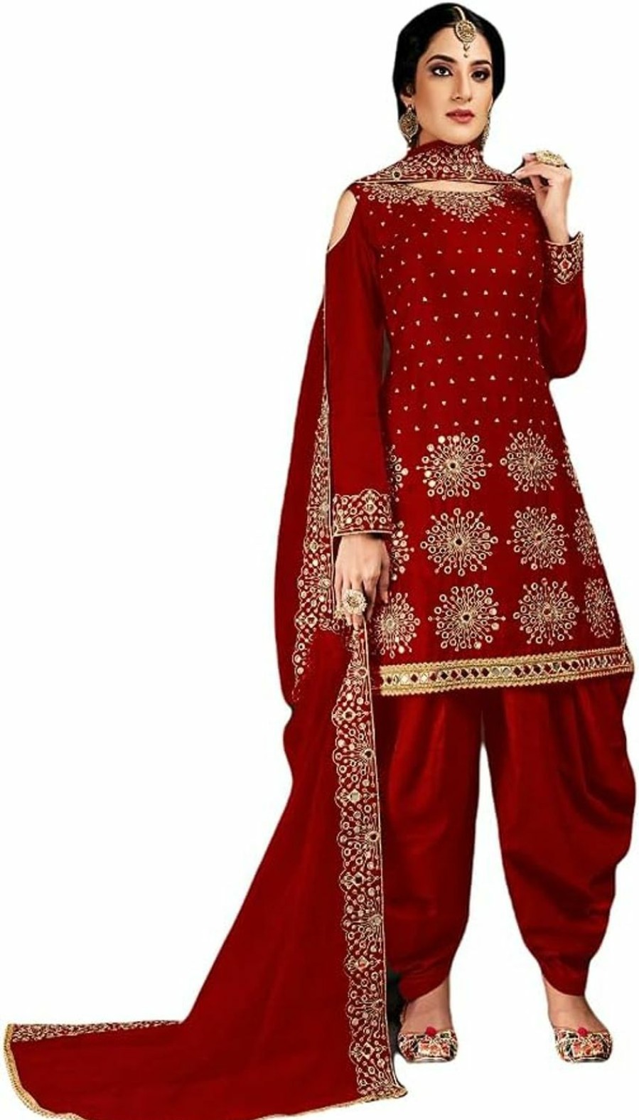 Clearance Generic Prija Collection Ready To Wear Indian Pakistani Ethnic Wear Designer Punjabi Salwar Kameez Patiala Suit For Women