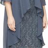 Wholesale S.L. Fashions S.L. Fashions Women'S Chiffon Tier Jacket Dress With Beaded Neck And Cuffs