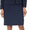 Best Le Suit Women'S Petite Collarless 2 Button Jacket & Slim Skirt