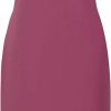 Hot Hobemty Women'S Sleeveless Sheath Dress Asymmetrical Ruched Neck Wear To Work Pencil Dresses