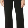 Online Rafaella Rafaella Women'S Curvy Fit Gabardine Bootcut Stretch Dress Pants With Pockets (Size 4-16)