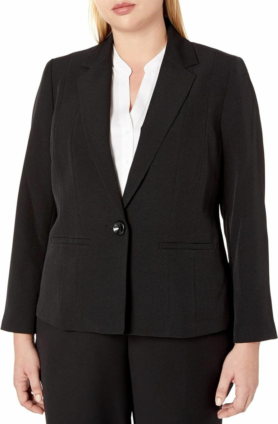 New Kasper Kasper Women'S Plus-Size Stretch Crepe Jacket