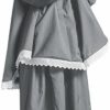 Online Generic Women'S Prayer Dress 2 Pieces Microfiber Solid Color Plus Long Sleeve | One-Size | Hijab Abaya Suit