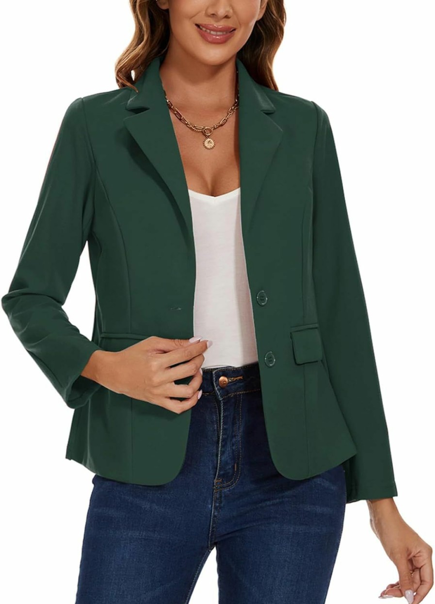 Best MINTLIMIT Mintlimit Blazers For Women Business Casual Long Sleeve Notched Lapel Button Work Office Blazer Jacket With Pockets