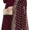 New FIORRA Women'S Poly Crepe Straight Kurta With Pant And Dupatta Set0058