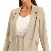 Hot Allegra K Allegra K Double Breasted Work Office Blazer For Women Long Sleeve Blazers Suit Jacket With Pocket