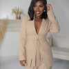 Wholesale The Drop The Drop Women'S Travertine Tie Waist Blazer By @Idesign8