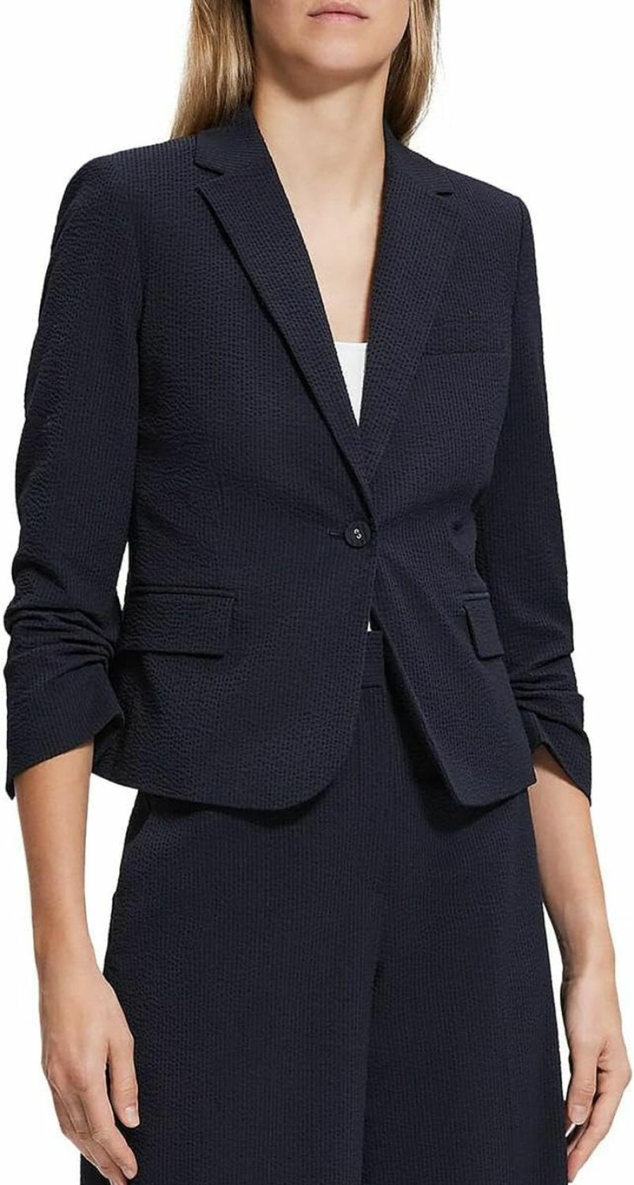 Online Theory Theory Women'S Seer Shrunken Blazer