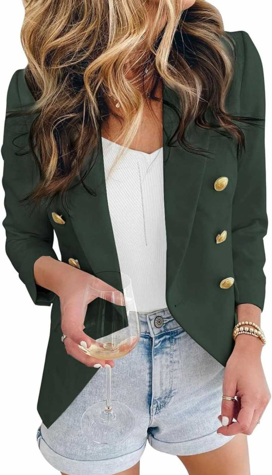 Hot Asvivid Asvivid Womens Casual Pocketed Office Blazers Draped Open Front Cardigans Jacket Work Suit