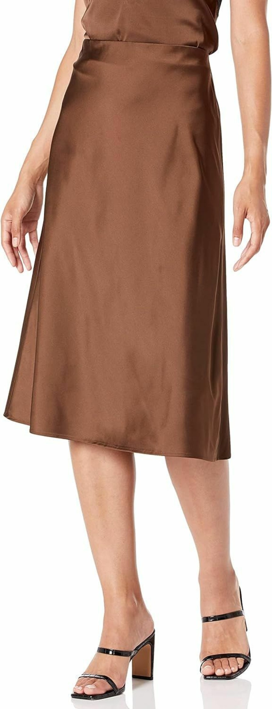 Hot The Drop The Drop Women'S Maya Silky Slip Skirt