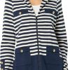 Hot NIC+ZOE Nic+Zoe Women'S Striped City Charm Knit Blazer