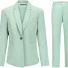 Wholesale YUNCLOS Yunclos Women'S 2 Piece Office Lady Business Suit Set Slim Fit Blazer Pant