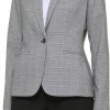 Wholesale Tommy Hilfiger Tommy Hilfiger Women'S Plaid Fitted Single Button Blazer