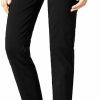 Best SATINATO Satinato Women'S Straight Pants Stretch Slim Skinny Solid Trousers Casual Business Office