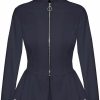 Clearance Hybrid & Company Hybrid & Company Women'S Relaxed Jacket Zipper Suit Office And Parties Coat Jacket