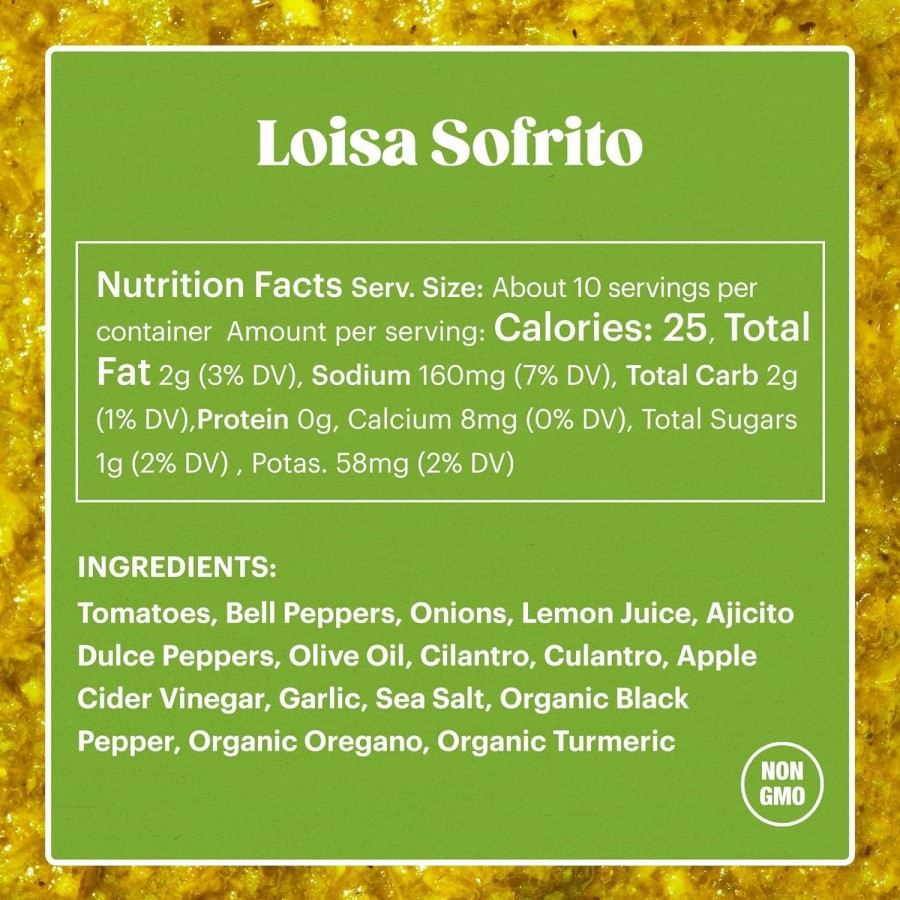 Clearance Loisa Loisa Sofrito Rojo Cooking Sauce, Non-Gmo, No-Msg, No Preservatives, No Artificial Coloring, No Artificial Flavors, Vegan, Pure Latin Flavor, 12 Oz, Pack Of 1