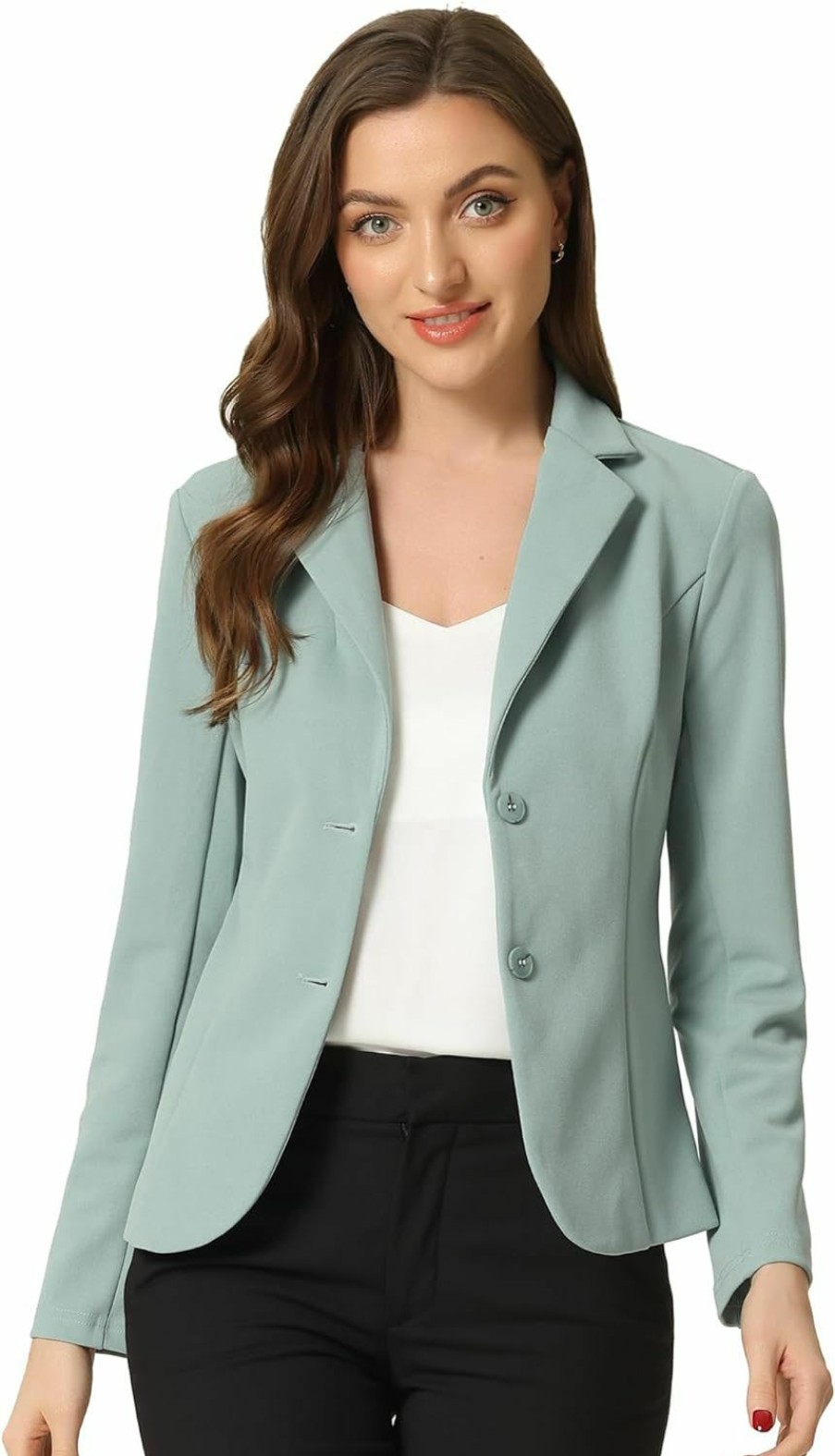 Best Allegra K Allegra K Women'S Work Office Lapel Collar Stretch Jacket Suit Blazer