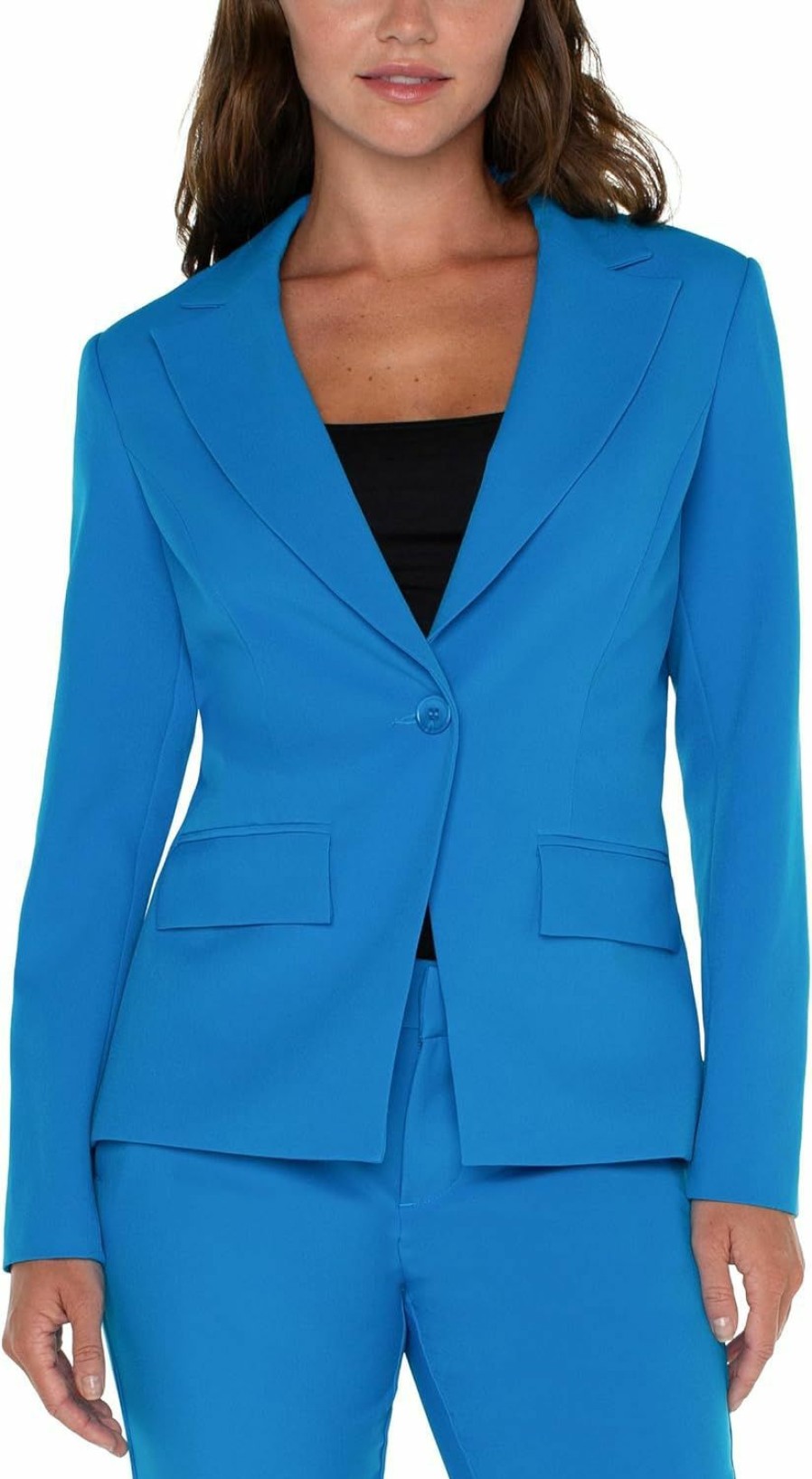 Best Liverpool Liverpool Women'S Luxe Stretch Notch Collar Blazer