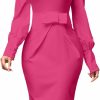 Wholesale IbuduSexy Ibuduy Women'S Church Dress Sexy Midi Dress Bodycon Work Dresses