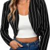 Hot Milumia Milumia Business Casual Blazers For Women Open Front Crop Lightweight Jacket Shrug Outwear