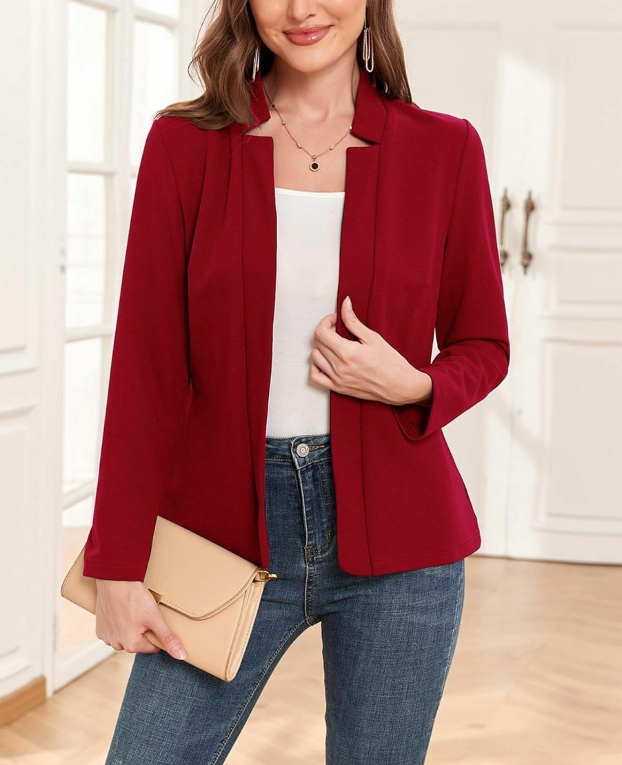 Clearance MINTLIMIT Mintlimit Women'S Casual Blazer Long Sleeve Open Front Business Work Office Blazer Jacket With Pockets 2024