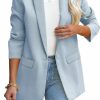 Best LCRRRN Womens Casual Loose Blazers Long Sleeve Pockets Work Office Jacket Blazer