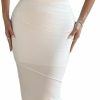 Hot Verdusa Verdusa Women'S 2 Piece Outfit Sleeveless Tube Top And Long Bodycon Maxi Skirt Sets