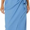 Wholesale Alex Evenings Alex Evenings Women'S Slimming Long Side Ruched Dress With Cascade Ruffle Skirt