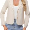 Wholesale MINTLIMIT Mintlimit Linen Blazer For Women Long Sleeve Lapel Button Blazers Lightweight Casual Work Office Tailored Jacket Suits