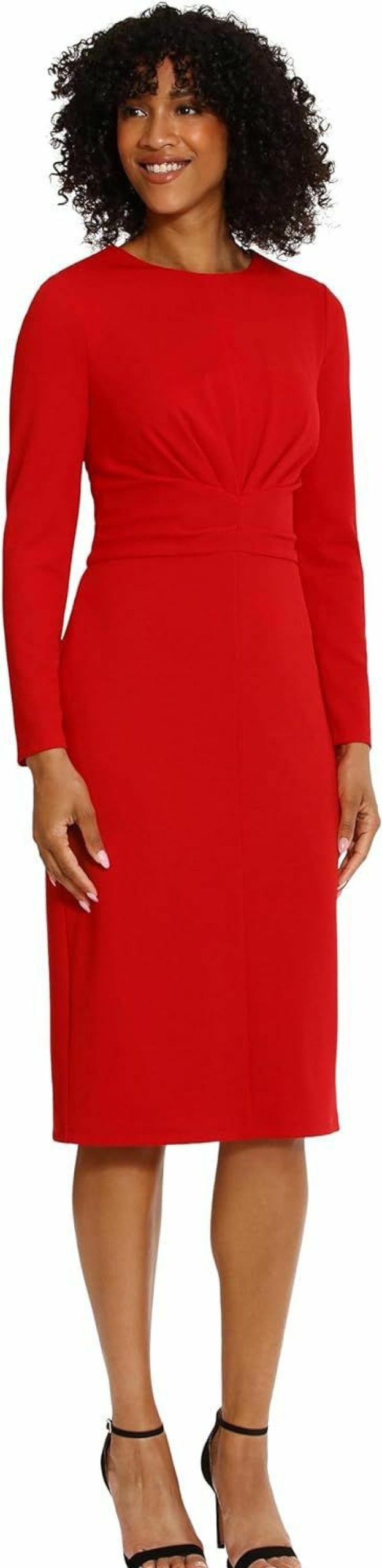 Clearance Maggy London Maggy London Women'S Wide Waistband And Tuck Details Office Career Workwear Event Occasion Guest Of