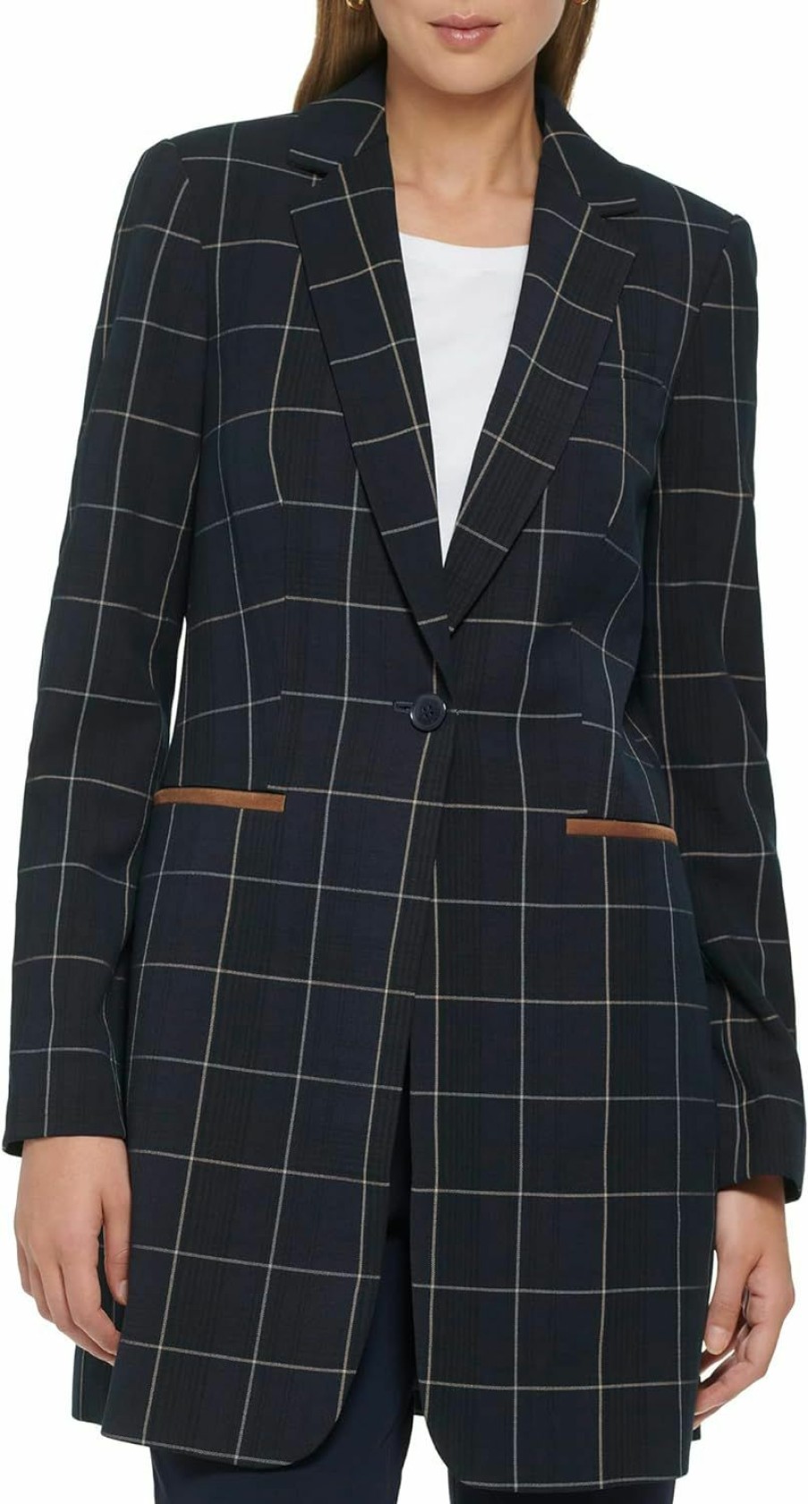 Hot Tommy Hilfiger Tommy Hilfiger Women'S Blazer Business Jacket With Flattering Fit And Single-Button Closure