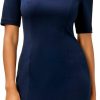 Wholesale Adrianna Papell Adrianna Papell Women'S Roll Neck Sheath With V Back