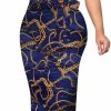 New BOGURST Bogurst Women'S Formal Church Dress Casual Elegant Party Dress Prints Pencil Dresses