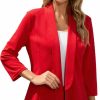 Hot KOJOOIN Kojooin 3/4 Sleeve Blazers For Women Business Casual Blazers For Work Lightweight Blazers Suit Jackets