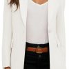 Clearance SIOKUY Ploydien Classic Long Blazer Jackets For Women, Elegant Long Sleeve Blazers For Women, Perfect For Business & Casual Wear