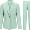 Online YUNCLOS Yunclos Women'S 2 Piece Office Lady Business Suit Set Slim Fit Blazer Pant